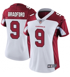 Nike Cardinals #9 Sam Bradford White Womens Stitched NFL Vapor Untouchable Limited Jersey