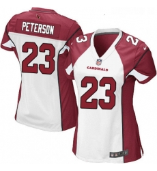 Womens Nike Arizona Cardinals 23 Adrian Peterson Game White NFL Jersey