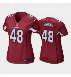 women isaiah simmons arizona cardinals cardinal game jersey 