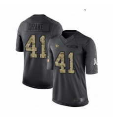 Youth Arizona Cardinals #41 Kenyan Drake Limited Black 2016 Salute to Service Football Jersey