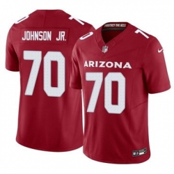 Youth Arizona Cardinals Paris Johnson #70 Red 2024 F U S E Vapor Untouchable Limited Stitched