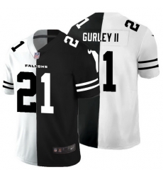 Atlanta Falcons 21 Todd Gurley II Men Black V White Peace Split Nike Vapor Untouchable Limited NFL Jersey