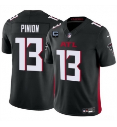 Men Atlanta Falcons 13 Bradley Pinion Black 2025 F U S E With 1 Star C Patch Vapor Untouchable Limited Stitched Football Jersey