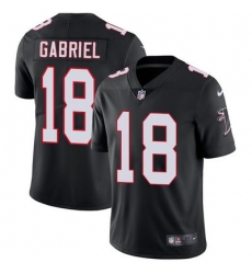 Nike Falcons #18 Taylor Gabriel Black Alternate Mens Stitched NFL Vapor Untouchable Limited Jersey