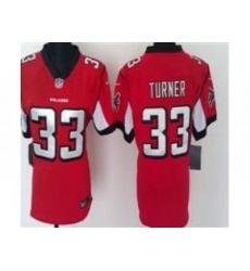 Nike Women Atlanta Falcons #33 Michael Turner Red Jerseys