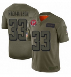 Womens Atlanta Falcons 33 Blidi Wreh Wilson Limited Camo 2019 Salute to Service Football Jersey