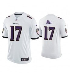 Men Baltimore Ravens 17 Le  Veon Bell Baltimore Ravens Vapor Limited White Jersey