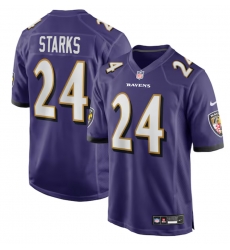 Men Nike Malaki Starks #24 Purple Baltimore Ravens 2025 NFL Jersey Men Nike Malaki Starks #24 Purple Baltimore Ravens 2025 NFL Jersey