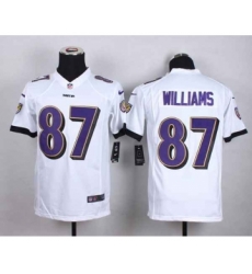 nike youth nfl jerseys baltimore ravens 87 williams white[nike]