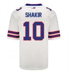 Men  Buffalo Bills 10 Khalil Shakir White Limited Jersey