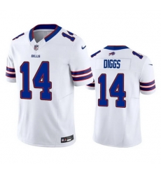 Men Buffalo Bills 14 Stefon Diggs White 2023 F.U.S.E. Vapor Untouchable Limited Stitched Jersey