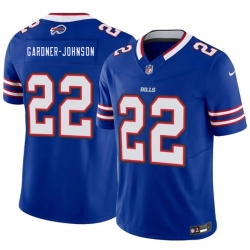 Men Buffalo Bills  22 C J  Gardner Johnson Blue 2026 F U S E  Vapor Untouchable Limited Stitched Football Jersey