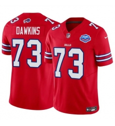 Men Buffalo Bills 73 Dion Dawkins Red 2025 F U S E With Farewell Patch Vapor Untouchable Limited Stitched Football Jersey Men Buffalo Bills 73 Dion Dawkins Red 2025 F U S E With Farewell Patch Vapor Untouchable Limited Stitched Football Jersey