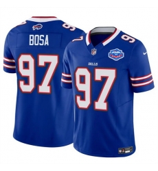 Men Buffalo Bills 97 Joey Bosa Blue 2025 F U S E  With Farewell Patch Vapor Untouchable Limited Stitched Football Jersey