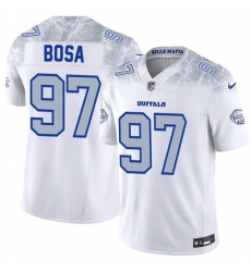 Men Buffalo Bills 97 Joey Bosa White 2025 F U S E Rivalries Vapor Untouchable Limited Stitched Football Jersey