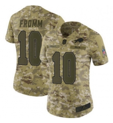 Women Buffalo Bills Jake Fromm Camo Limited 2018 Salute to Service Jersey