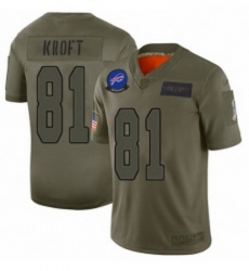 Womens Buffalo Bills 81 Tyler Kroft Limited Camo 2019 Salute to Service Football Jersey