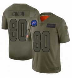 Youth Buffalo Bills 80 Jason Croom Limited Camo 2019 Salute to Service Football Jersey