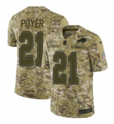 Youth Nike Buffalo Bills 21 Jordan Poyer Limited Camo 2018 Salute to Service NFL Jersey