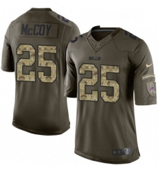 Youth Nike Buffalo Bills 25 LeSean McCoy Elite Green Salute to Service NFL Jersey