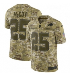 Youth Nike Buffalo Bills 25 LeSean McCoy Limited Camo 2018 Salute to Service NFL Jersey