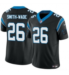 Men Carolina Panthers 26 Chau Smith Wade Black 2025 F U S E  Vapor Limited Stitched Football Jersey