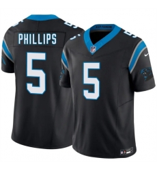 Men Carolina Panthers 5 Jaelan Phillips Black 2025 F U S E Vapor Limited Stitched Football Jersey Men Carolina Panthers 5 Jaelan Phillips Black 2025 F U S E Vapor Limited Stitched Football Jersey