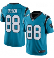 Mens Nike Carolina Panthers 88 Greg Olsen Limited Blue Rush Vapor Untouchable NFL Jersey