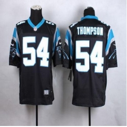 New Carolina Panthers #54 Shaq Thompson Black Team Color Men Stitched NFL Elite jersey