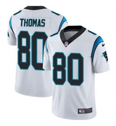 Nike Panthers 80 Ian Thomas White Vapor Untouchable Limited Jersey