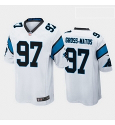 men yetur gross matos carolina panthers white game jersey