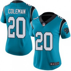 Nike Panthers #20 Kurt Coleman Blue Alternate Womens Stitched NFL Vapor Untouchable Limited Jersey