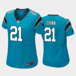 women jeremy chinn carolina panthers blue game jersey