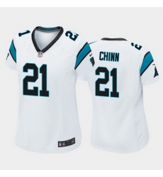 women jeremy chinn carolina panthers white game jersey