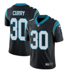 Nike Panthers #30 Stephen Curry Black Team Color Youth Stitched NFL Vapor Untouchable Limited Jersey