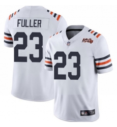 Bears 23 Kyle Fuller White Alternate Men Stitched Football Vapor Untouchable Limited 100th Season Jersey