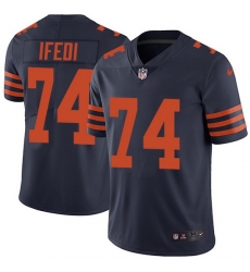 Nike Bears 74 Germain Ifedi Navy Blue Alternate Men Stitched NFL Vapor Untouchable Limited Jersey