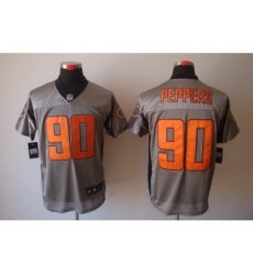 Nike Chicago Bears 90 Julius Peppers Grey Elite Shadow NFL Jersey