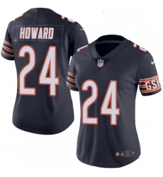 Womens Nike Chicago Bears 24 Jordan Howard Elite Navy Blue Team Color NFL Jersey