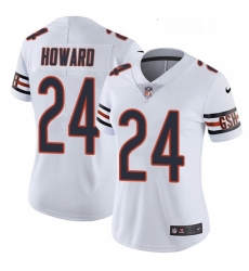 Womens Nike Chicago Bears 24 Jordan Howard White Vapor Untouchable Limited Player NFL Jersey