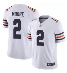 Youth Chicago Bears 2 DJ Moore White Vapor Limited Stitched NFL Jersey