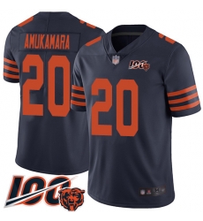 Youth Chicago Bears 20 Prince Amukamara Limited Navy Blue Rush Vapor Untouchable 100th Season Football Jersey