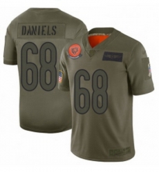 Youth Chicago Bears 68 James Daniels Limited Camo 2019 Salute to Service Football Jersey