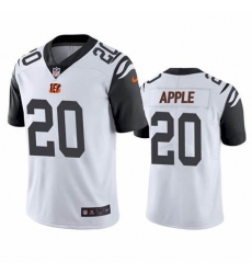 Men Cincinnati Bengals #20 Eli Apple 2021 Rush Limited Stitched NFL Jersey