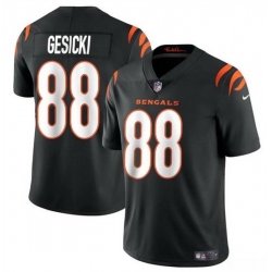 Men Cincinnati Bengals 88 Mike Gesicki Black Vapor Untouchable Limited Stitched Jersey