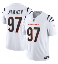 Men Cincinnati Bengals  97 Dexter Lawrence II White 2026 F U S E  Vapor Untouchable Limited Stitched Football Jersey