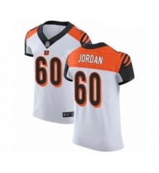 Mens Cincinnati Bengals 60 Michael Jordan White Vapor Untouchable Elite Player Football Jersey