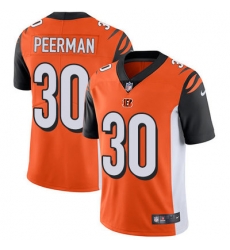 Nike Bengals #30 Cedric Peerman Orange Alternate Mens Stitched NFL Vapor Untouchable Limited Jersey