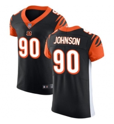 Nike Bengals #90 Michael Johnson Black Team Color Mens Stitched NFL Vapor Untouchable Elite Jersey