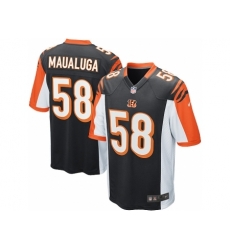 Nike Cincinnati Bengals 58 Rey Maualuga black Game NFL Jersey